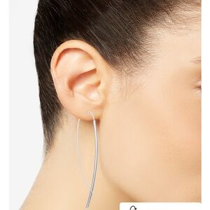 Giani Bernini sterling silver dagger earrings hoops NWT